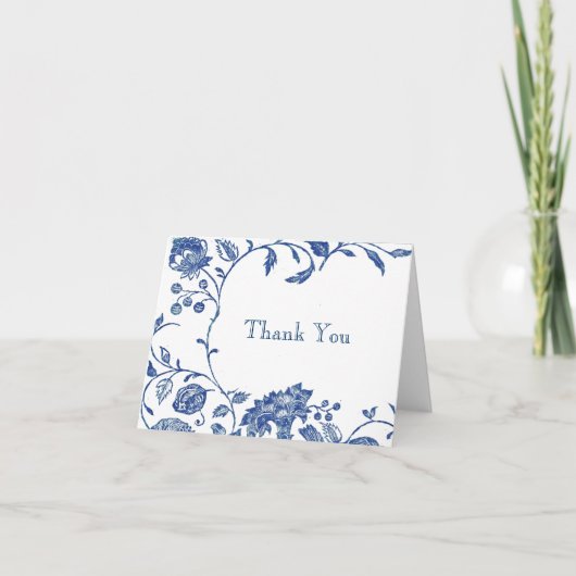 Delft Blue - Hartelijk dank - kaart (Voorkant)