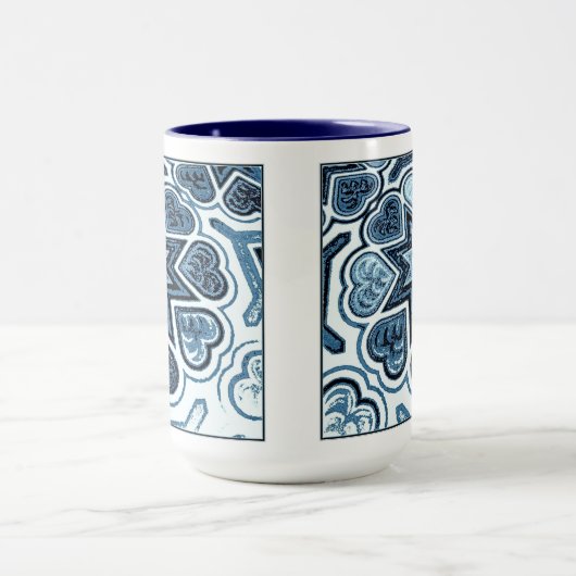 Delft Blue Heart-Mok Mok (Midden)