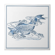  Delft Blue Japanse stijlvangst tekenen