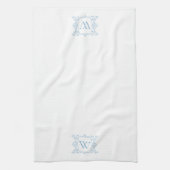 Delft Blue | Monogram  Lijst Theedoek (Verticaal)