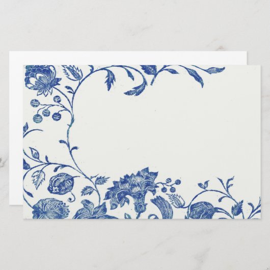 Delft Blue Stationery Briefpapier (Voorkant / Achterkant)