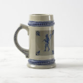 Delft Blue Tegel - Sjabloon Bierpul (Links)
