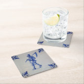 Delft Blue Tegel - Sjabloon Kartonnen Onderzetters (Insitu)