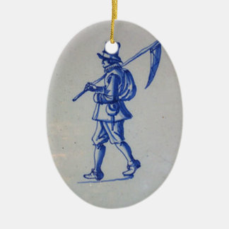 Delft Blue Tegel - Sjabloon Keramisch Ornament