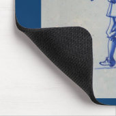 Delft Blue Tegel - Sjabloon Muismat (Hoek)