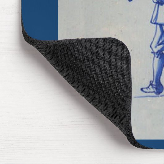 Delft Blue Tegel - Sjabloon Muismat (Hoek)