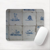 Delft Blue Tiles Mousepad Muismat (Met muis)