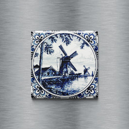 Delft Blue Vintage Magneet