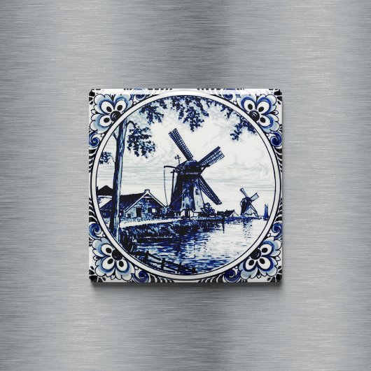 Delft Blue Vintage Magneet