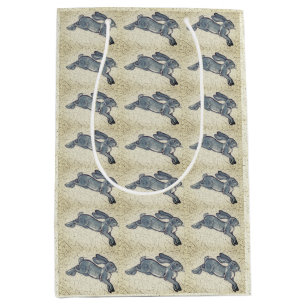 Delft Blue & White Rabbit Tile Design  Hare Medium Cadeauzakje