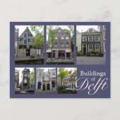 Delft Buildings Collage Briefkaart (Voorkant)