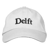 Delft Embroidered Baseball Cap (Voorkant)