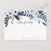 Delft Floral | Vereist voor Baby Kaart (Voorkant)