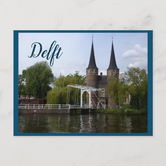 Delft Gate (Oostpoort) Briefkaart (Voorkant)