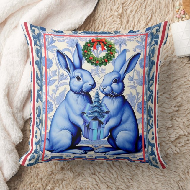DELFT HOLIDAY BLUESThrow Pillow Kussen (Deken)
