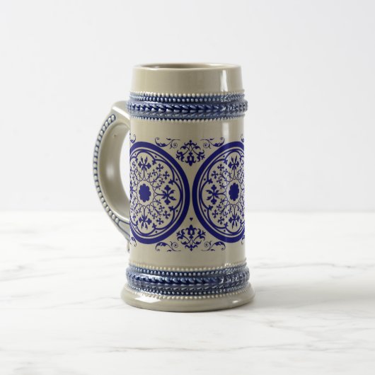 Delft Inspired Art Stein Bierpul (Voorkant links)