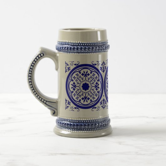 Delft Inspired Art Stein Bierpul (Links)