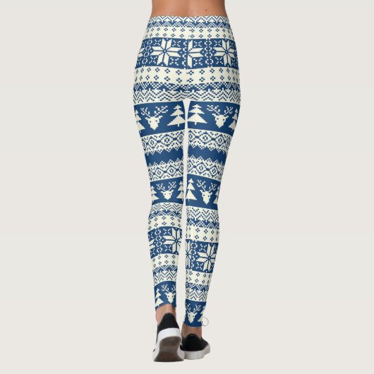 Delft kerstkeuter leggings (Achterkant)