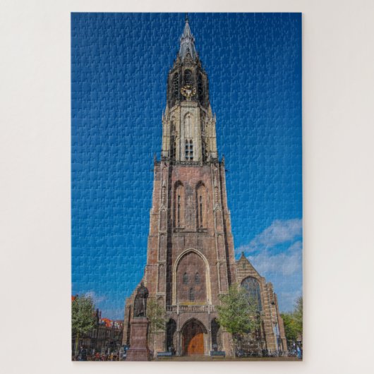Delft Nieuwe Kerk, Nederland Legpuzzel (Verticaal)