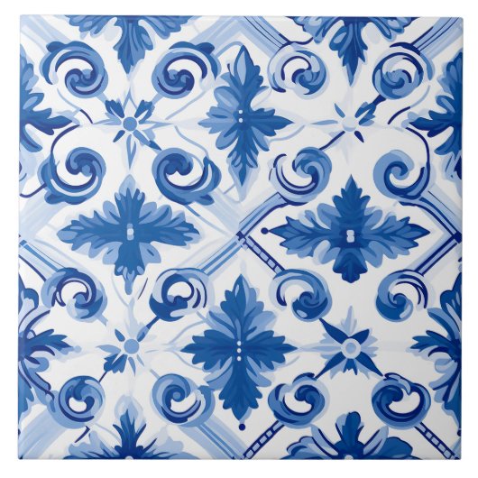 Delft Patroon Tegels Tegeltje (Voorkant)
