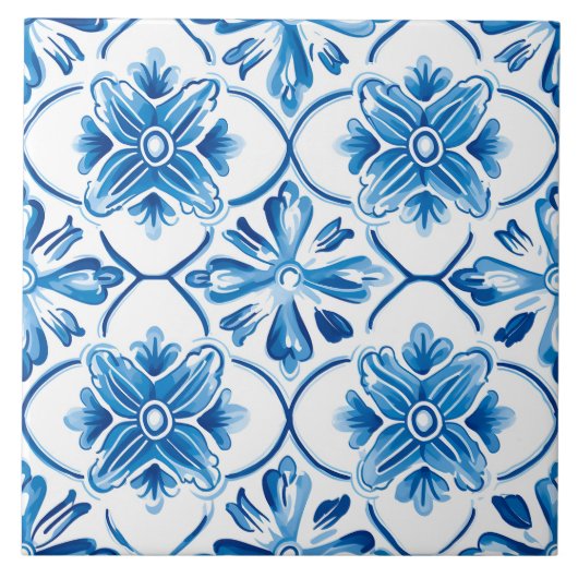 Delft Patroon Tegels Tegeltje (Voorkant)