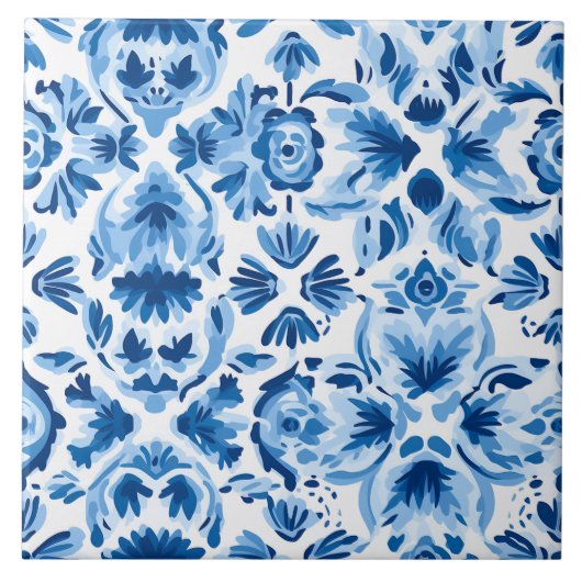 Delft Patroon Tegels Tegeltje (Voorkant)