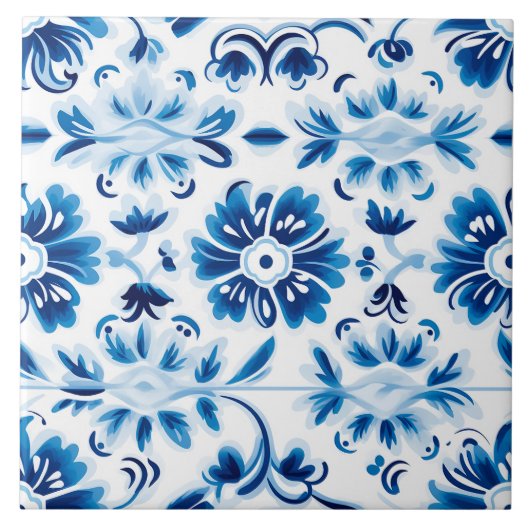 Delft Pattern Tiles Tegeltje (Voorkant)