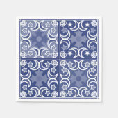 Delft tile ethnic national Dutch pattern   Servet (Voorkant)