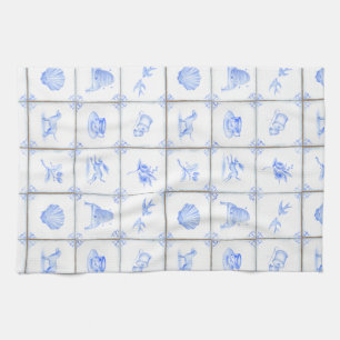 Delft Tile Teatowel Theedoek