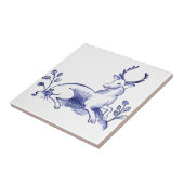 delft tiles reproductions giraffe tegeltje (Zijkant)