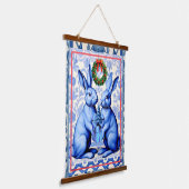 DELFT VAKANTIE BLUES HANGEND WANDKLEED (Gebogen)