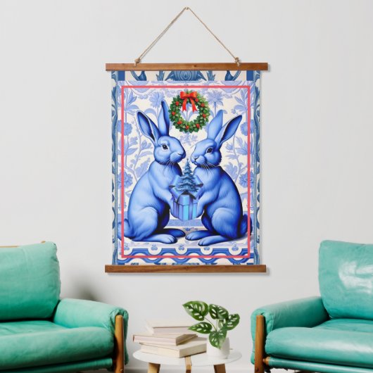 DELFT VAKANTIE BLUES HANGEND WANDKLEED (Woonkamer)