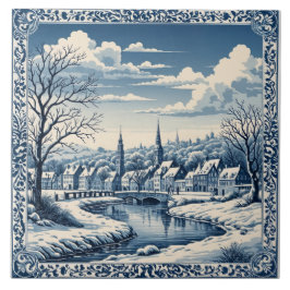 Delft Winterstijl 8 Tegeltje
