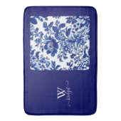 delftblauw  Mooie Tuinbloemen Badmat (Voorkant Verticaal)