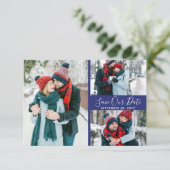 Delfts Blauw | Blauw verwijderen met datumfoto's o Kaart (Staand voorkant)