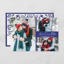 Delfts Blauw | Delft Blue Save The Date Foto's Kaart