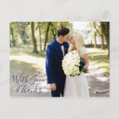 Delfts Blauw | Delfts Blauw Dank u enige foto Briefkaart (Achterkant)