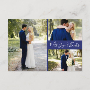 Delfts Blauw   Delfts Blauw Dank u Foto's Collage Bedankkaart