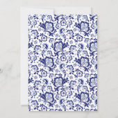 Delfts Blauw | Delfts Blauw Hollands Trouwdouche Kaart (Achterkant)