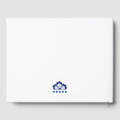 Delfts Blauw | Delfts Blauw Nederlands Huwelijksaa Gastenboek (Achterkant)