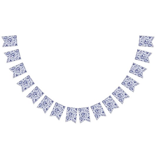 Delfts Blauw | Delfts Blauw Nederlands Huwelijksre Vlaggetjes (Alle)