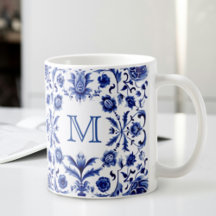 Delfts blauw design monogram
