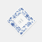 Delfts blauw en wit bruidsservet servet (Hoek)