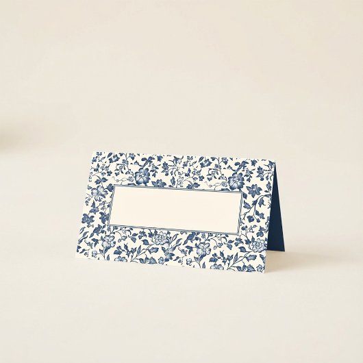  Delfts blauw met handschriftruimte Plaatskaartje