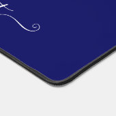 Delfts Blauw  Mooie Tuinbloemen Bureaumat (Hoek)