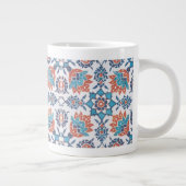 Delfts Blauw Rode Korenbloem Kunst Grote Koffiekop (Rechts)