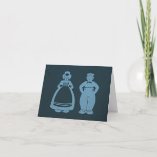 Delfts Blauw Twee Notecard Kaart