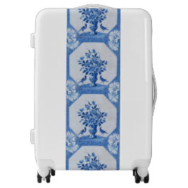 Delfts Blauw Vogels bloemendruk Frans Land Toile
