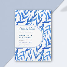 Delfts Blauw Wit Chinoiserie Bloemen Patroon Opsla