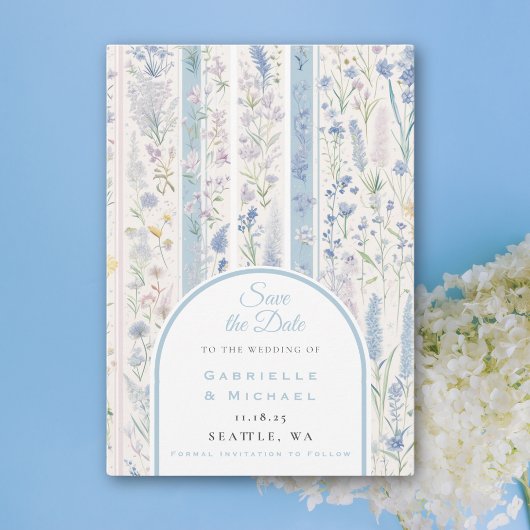 Delfts Blauw Wit Chinoiserie Porseleinen Vogel Save The Date